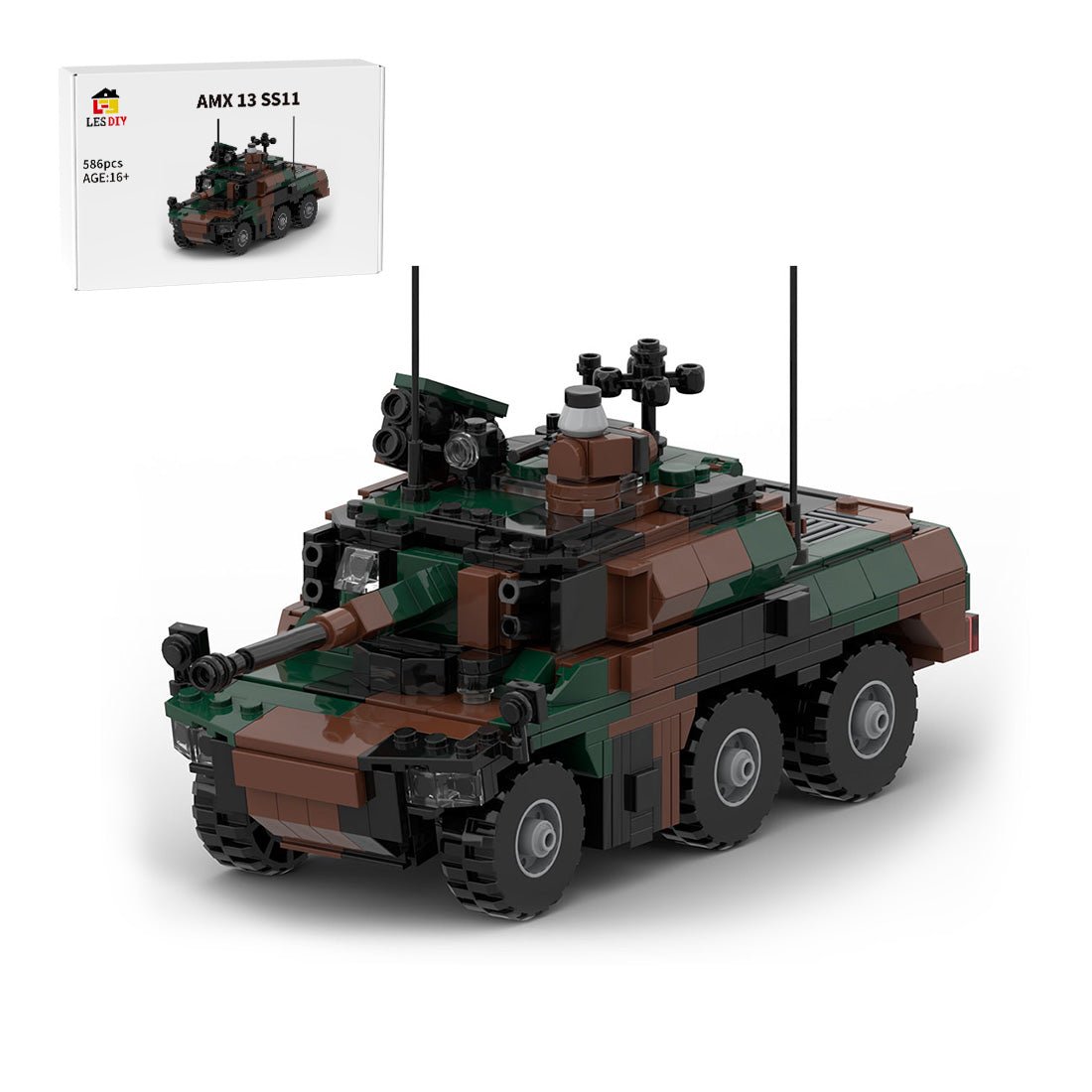 MOC - 196792 EBRC Jaguar Klemmbausteine - LesDiy - Klemmbausteine