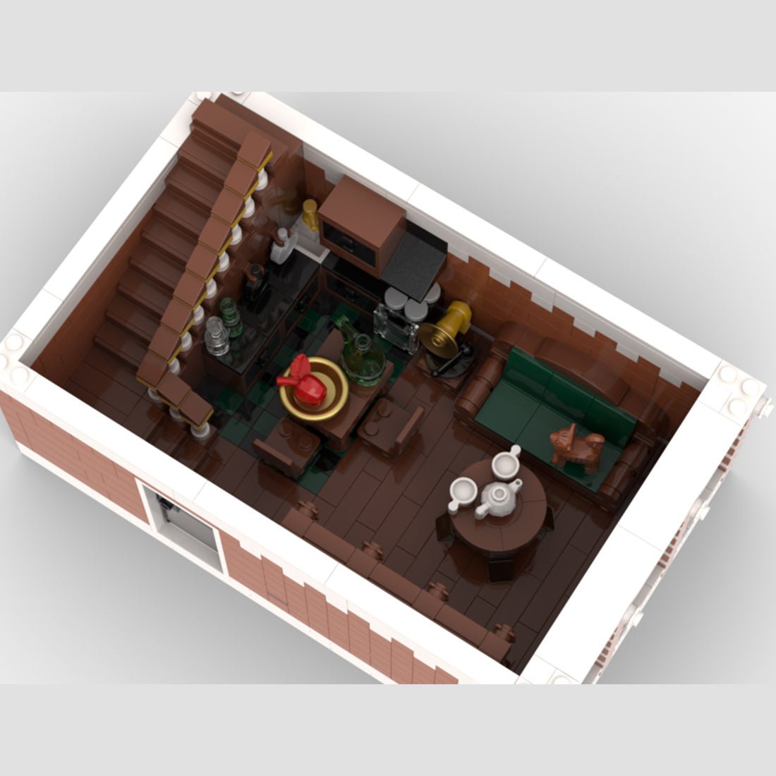 MOC - 197879 Colonial Goods Store & Old Bakery (Dutch Quarter) Klemmbausteine - LesDiy - Klemmbausteine