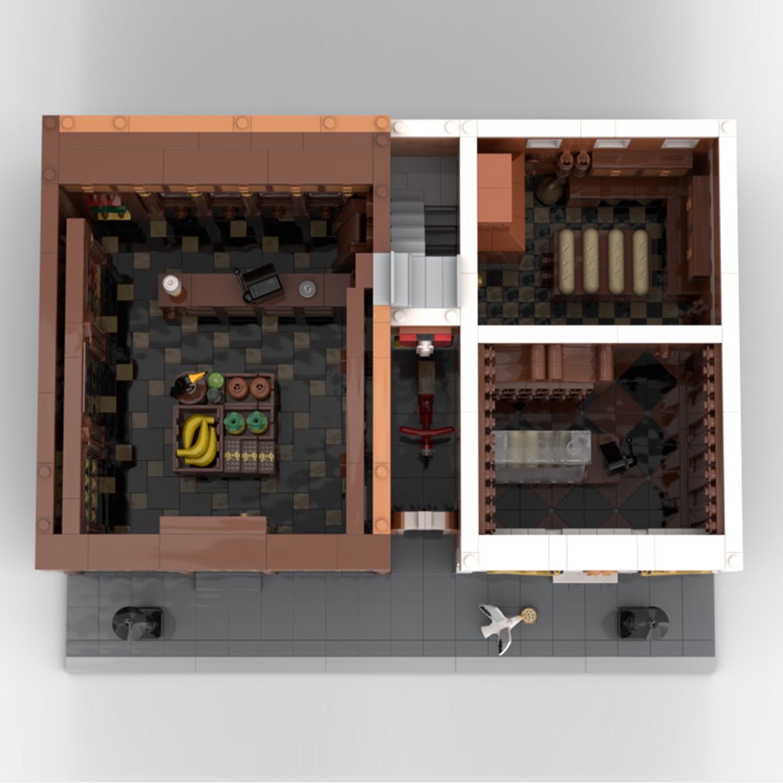 MOC - 197879 Colonial Goods Store & Old Bakery (Dutch Quarter) Klemmbausteine - LesDiy - Klemmbausteine