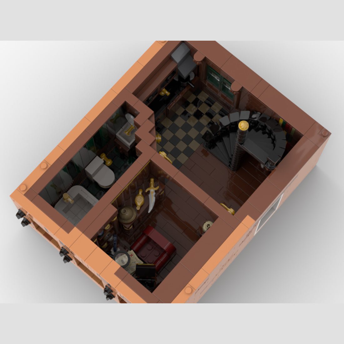 MOC - 197879 Colonial Goods Store & Old Bakery (Dutch Quarter) Klemmbausteine - LesDiy - Klemmbausteine