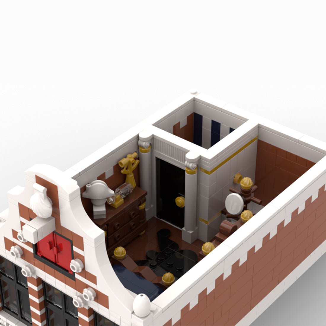 MOC - 197879 Colonial Goods Store & Old Bakery (Dutch Quarter) Klemmbausteine - LesDiy - Klemmbausteine