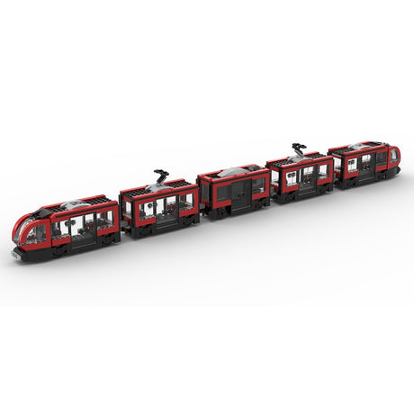 MOC - 198092 60423 Downtown tram Klemmbausteine - LesDiy - Klemmbausteine