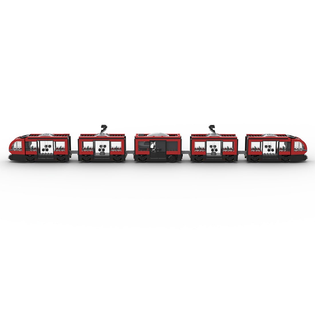 MOC - 198092 60423 Downtown tram Klemmbausteine - LesDiy - Klemmbausteine
