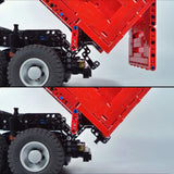 MOC - 198225 Technic RC Pneumatic Dump Truck (2.4GHz) Klemmbausteine - LesDiy - Klemmbausteine
