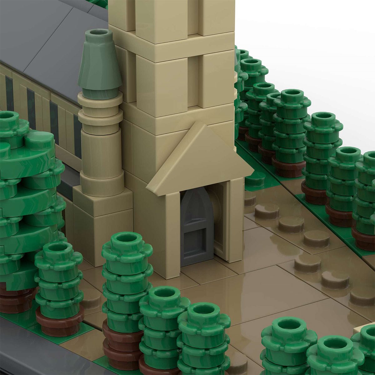 MOC - 199227 1/560 Scale Johanneskirche, Darmstadt, Germany Klemmbausteine - LesDiy - Klemmbausteine