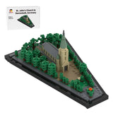 MOC - 199227 1/560 Scale Johanneskirche, Darmstadt, Germany Klemmbausteine - LesDiy - Klemmbausteine