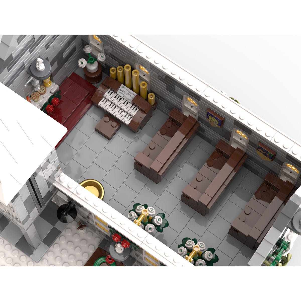 MOC - 199733 Winter Village Church Klemmbausteine - LesDiy - Klemmbausteine