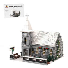 MOC - 199733 Winter Village Church Klemmbausteine - LesDiy - Klemmbausteine