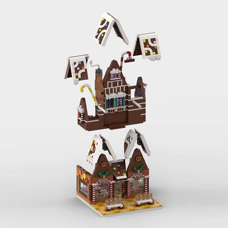 MOC - 199764 Winter village pastry shop Klemmbausteine - LesDiy - Klemmbausteine