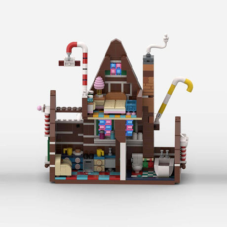 MOC - 199764 Winter village pastry shop Klemmbausteine - LesDiy - Klemmbausteine