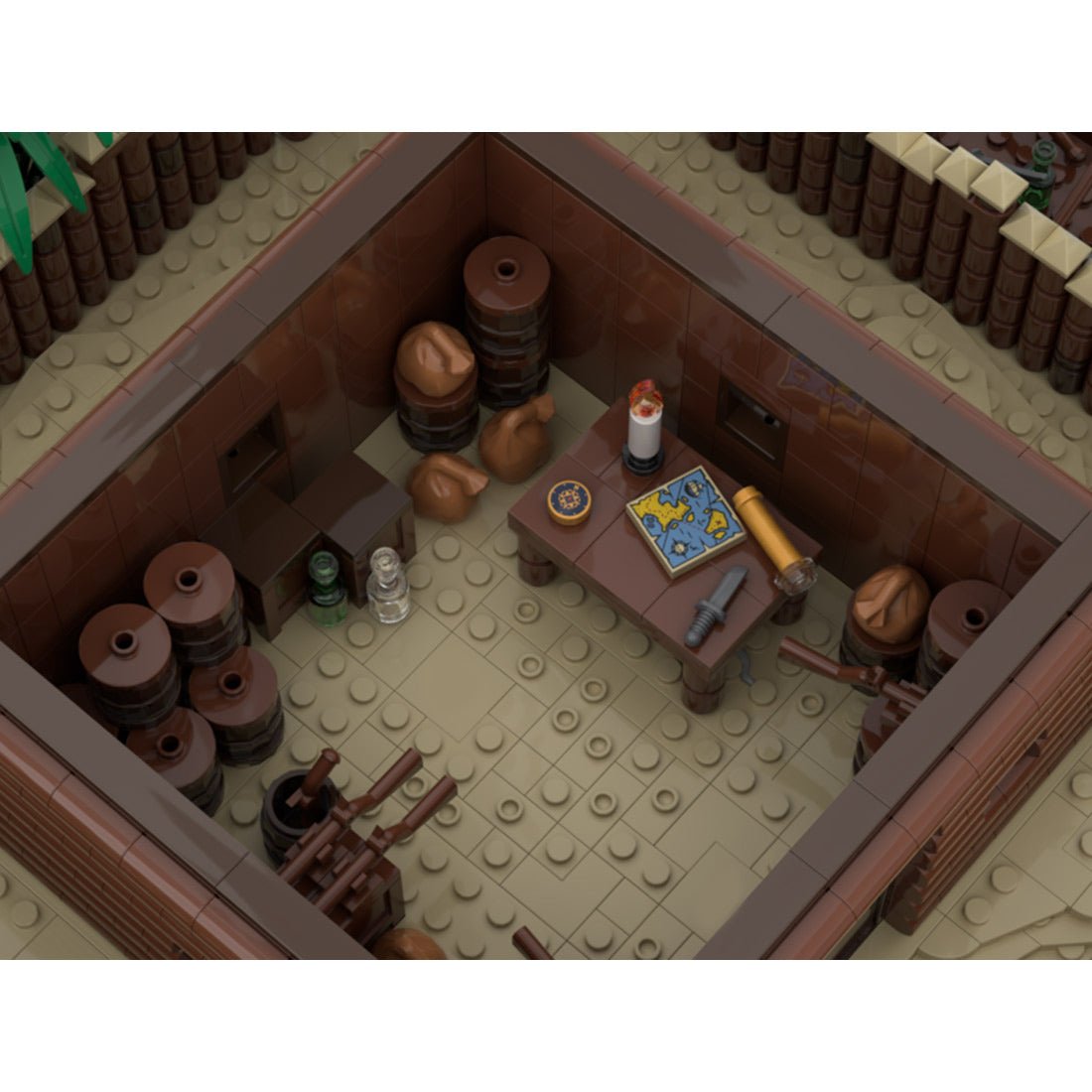 MOC - 200180 Treasure Island: The Stockade Klemmbausteine - LesDiy - Klemmbausteine