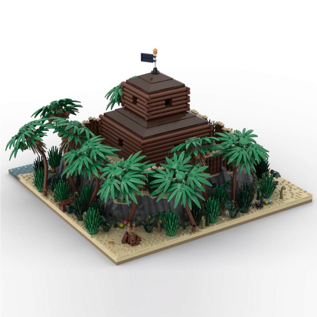 MOC - 200180 Treasure Island: The Stockade Klemmbausteine - LesDiy - Klemmbausteine