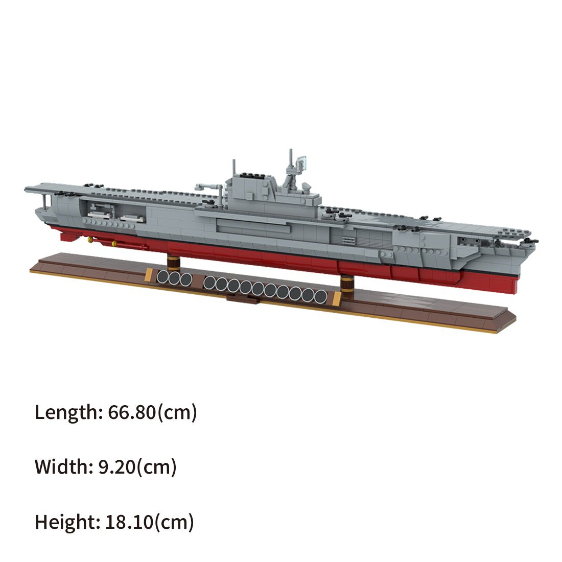 MOC - 200533 USS Enterprise CV - 6 Klemmbausteine - LesDiy - Klemmbausteine
