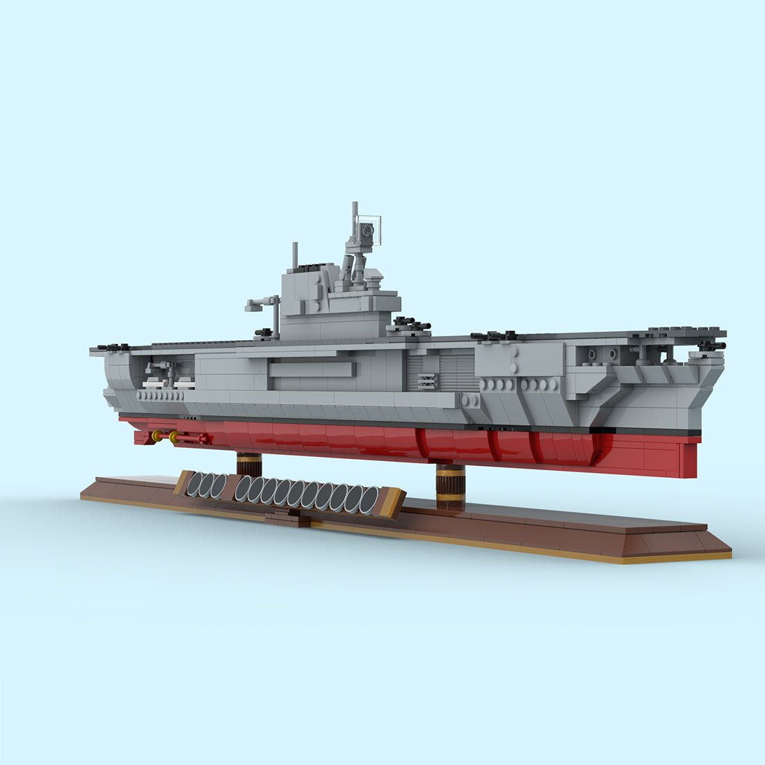 MOC - 200533 USS Enterprise CV - 6 Klemmbausteine - LesDiy - Klemmbausteine