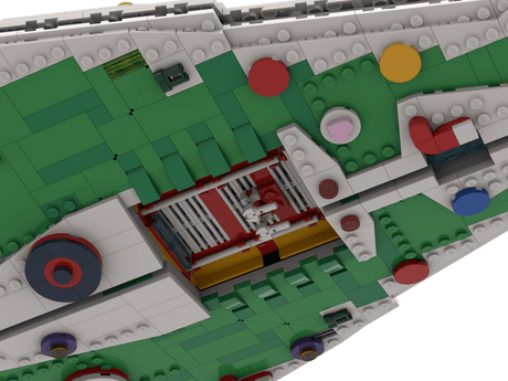 MOC - 201504 SW UCS Imperial Destroyer Christmas Mode Klemmbausteine - LesDiy - Klemmbausteine