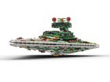 MOC - 201504 SW UCS Imperial Destroyer Christmas Mode Klemmbausteine - LesDiy - Klemmbausteine
