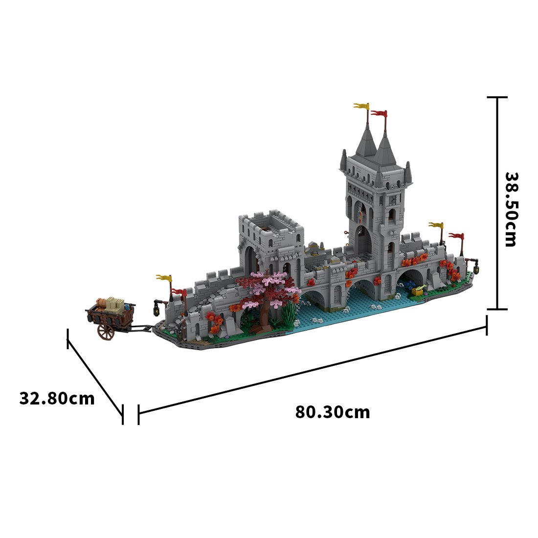 MOC - 201812 Medieval River Crossing Klemmbausteine - LesDiy - Klemmbausteine