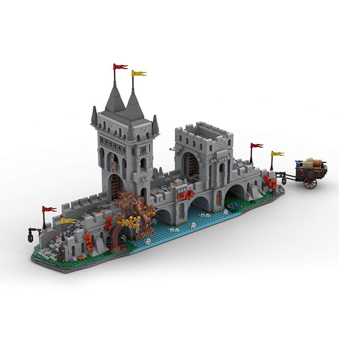 MOC - 201812 Medieval River Crossing Klemmbausteine - LesDiy - Klemmbausteine