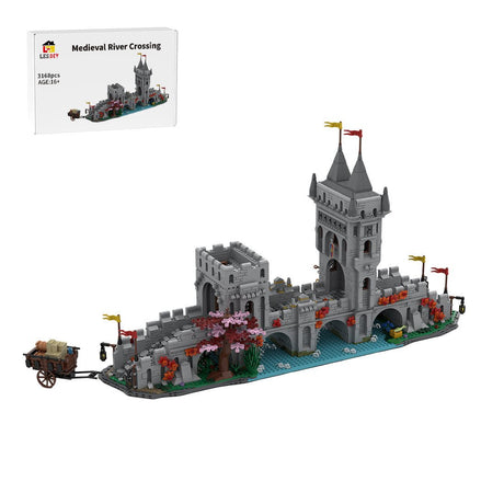 MOC - 201812 Medieval River Crossing Klemmbausteine - LesDiy - Klemmbausteine