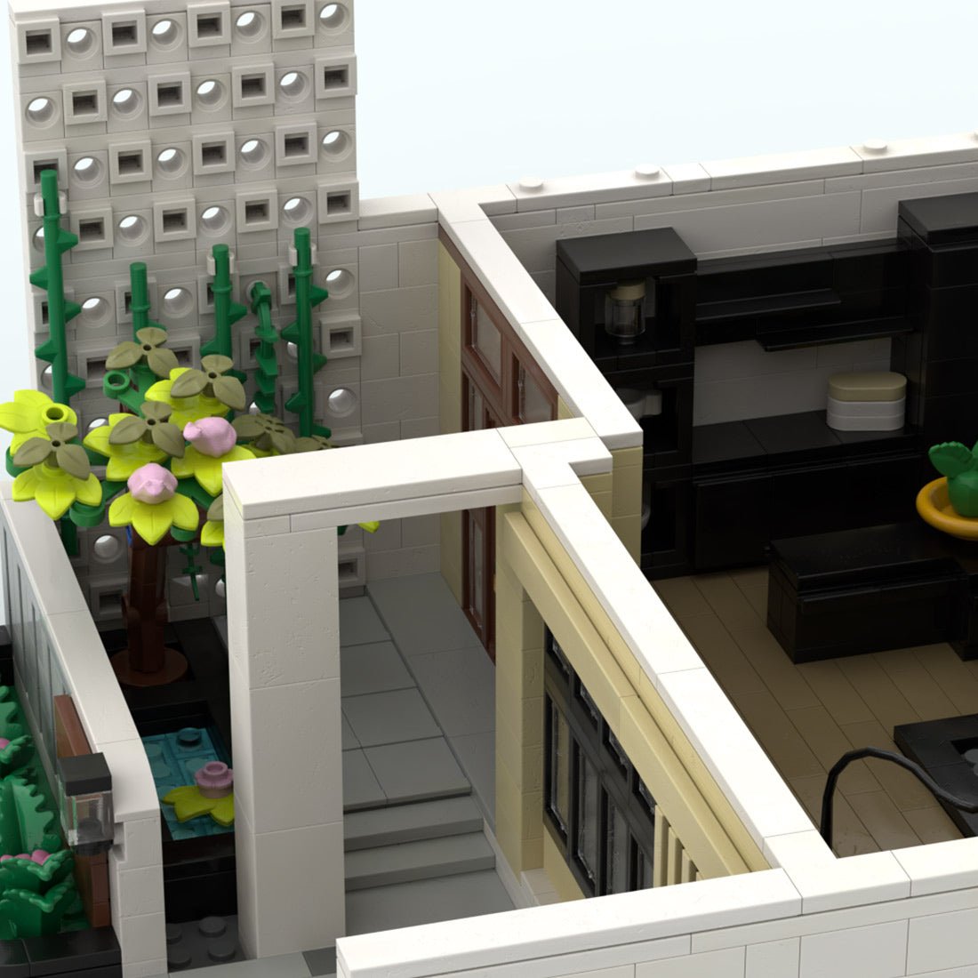 MOC - 202019 Modern House Concept Klemmbausteine - LesDiy - Klemmbausteine