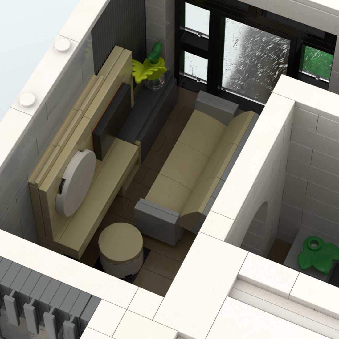 MOC - 202019 Modern House Concept Klemmbausteine - LesDiy - Klemmbausteine