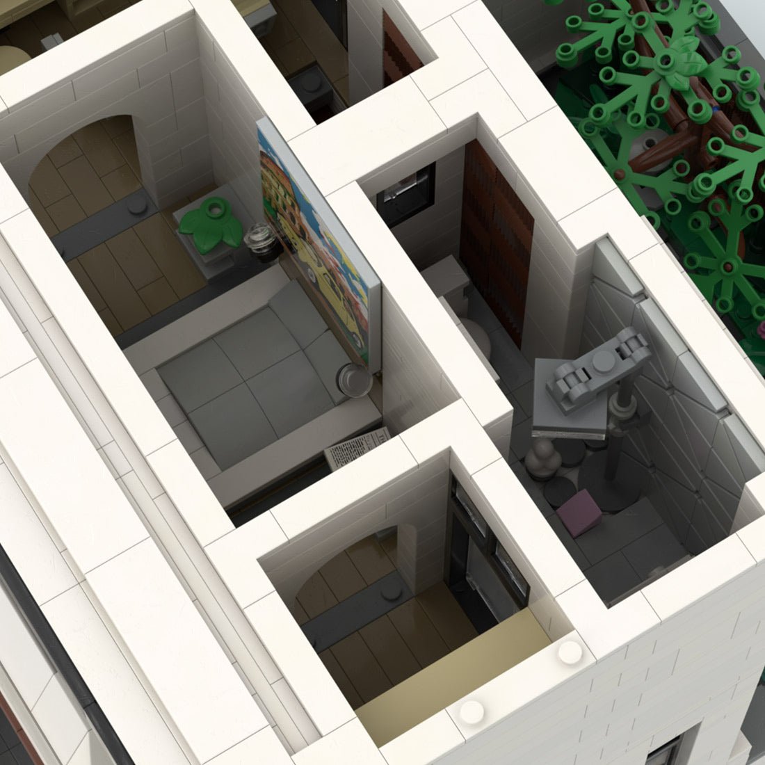 MOC - 202019 Modern House Concept Klemmbausteine - LesDiy - Klemmbausteine