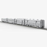 MOC - 202248 Santa Fe Super Chief Car Set 1 Klemmbausteine - LesDiy - Klemmbausteine