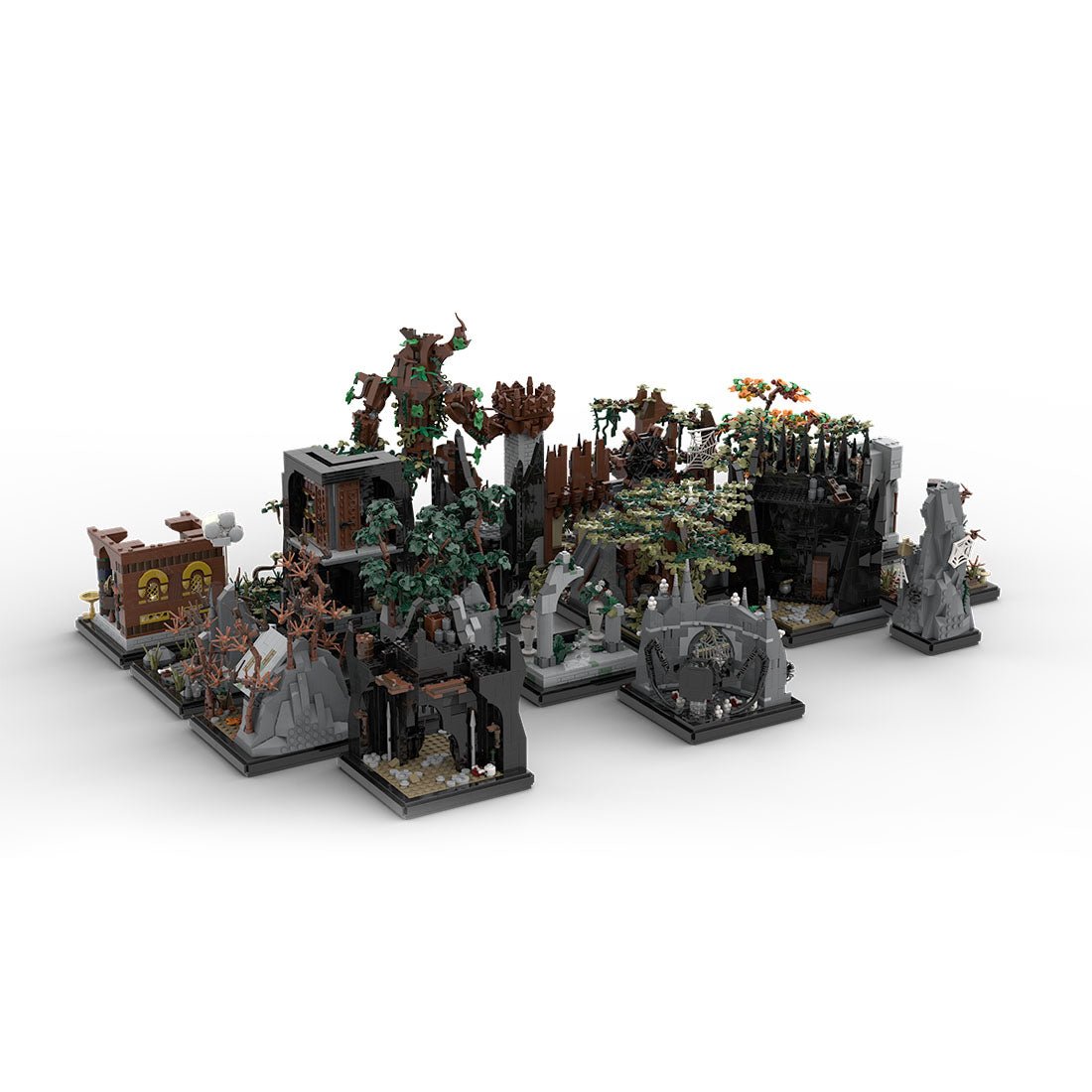 MOC - 202351 The Two Towers Klemmbausteine - LesDiy - Klemmbausteine