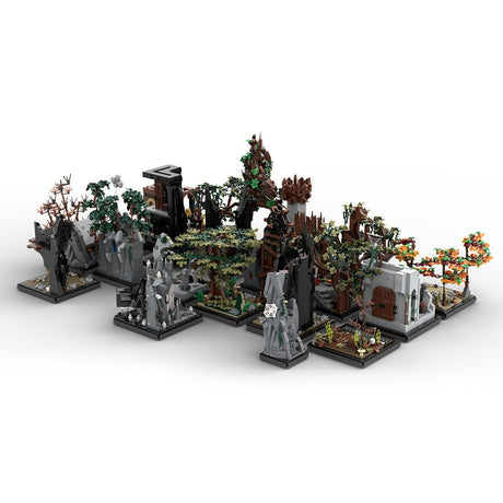 MOC - 202351 The Two Towers Klemmbausteine - LesDiy - Klemmbausteine