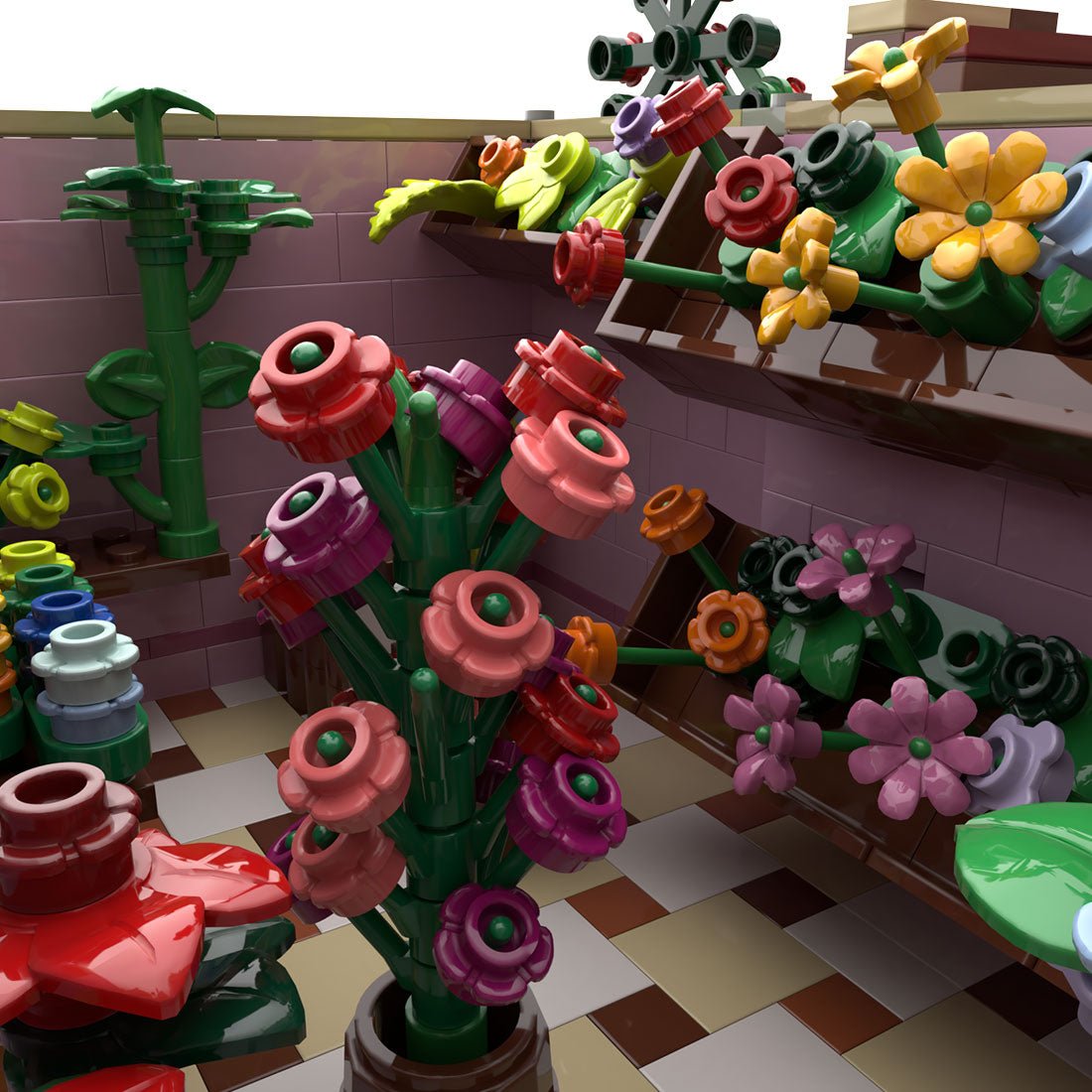 MOC-202599 Florist corner Klemmbausteine-LesDiy-Klemmbausteine