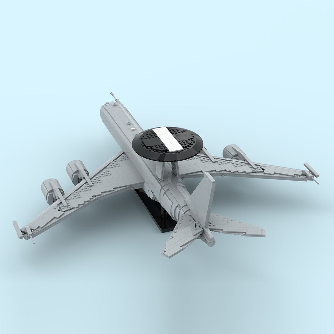 MOC - 202912 Boeing E - 3D Sentry Klemmbausteine - LesDiy - Klemmbausteine