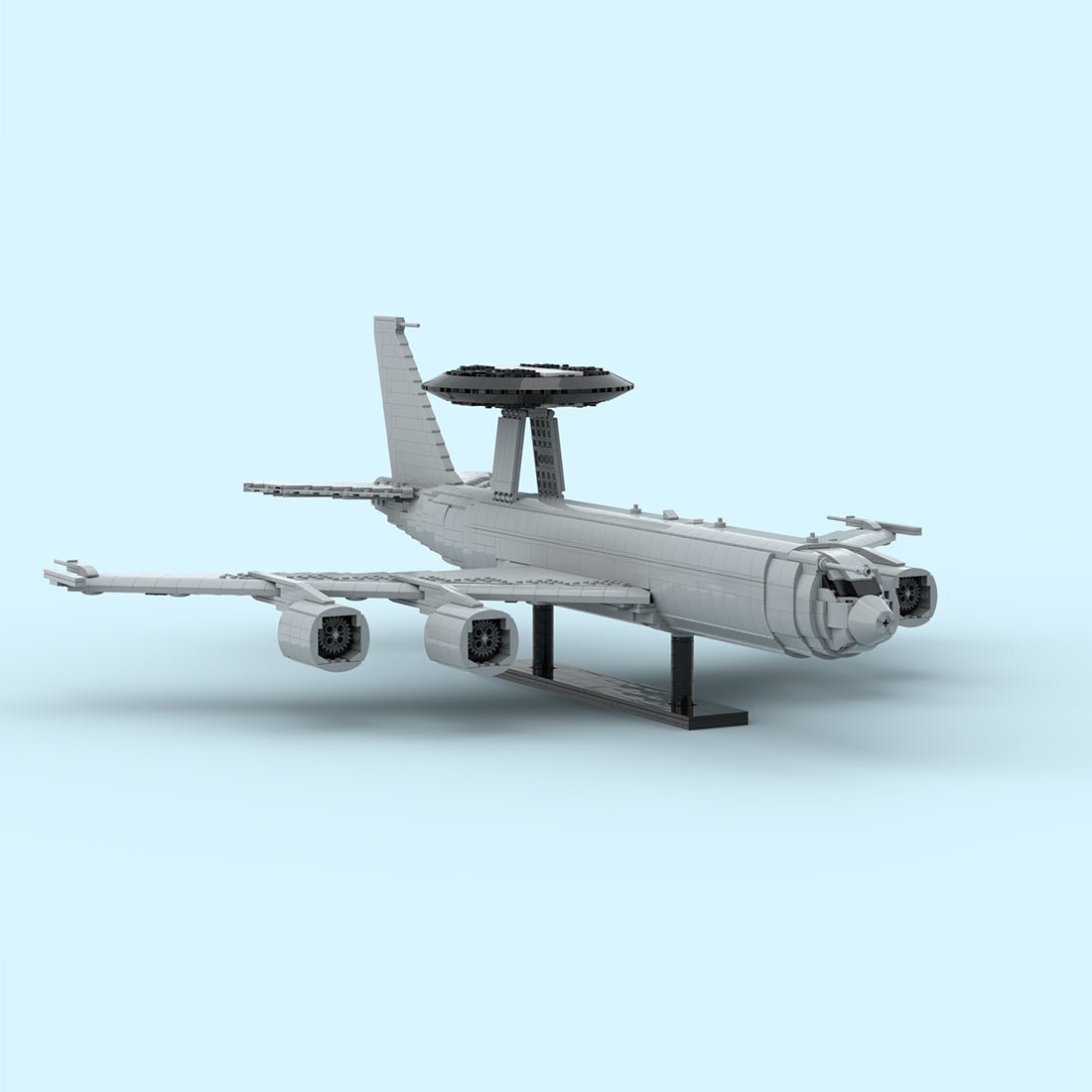 MOC - 202912 Boeing E - 3D Sentry Klemmbausteine - LesDiy - Klemmbausteine