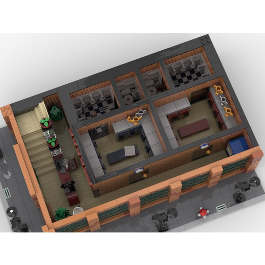 MOC - 203141 MMA Gym Klemmbausteine - LesDiy - Klemmbausteine