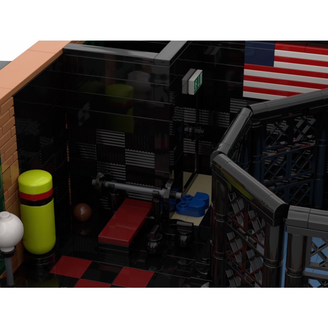 MOC - 203141 MMA Gym Klemmbausteine - LesDiy - Klemmbausteine