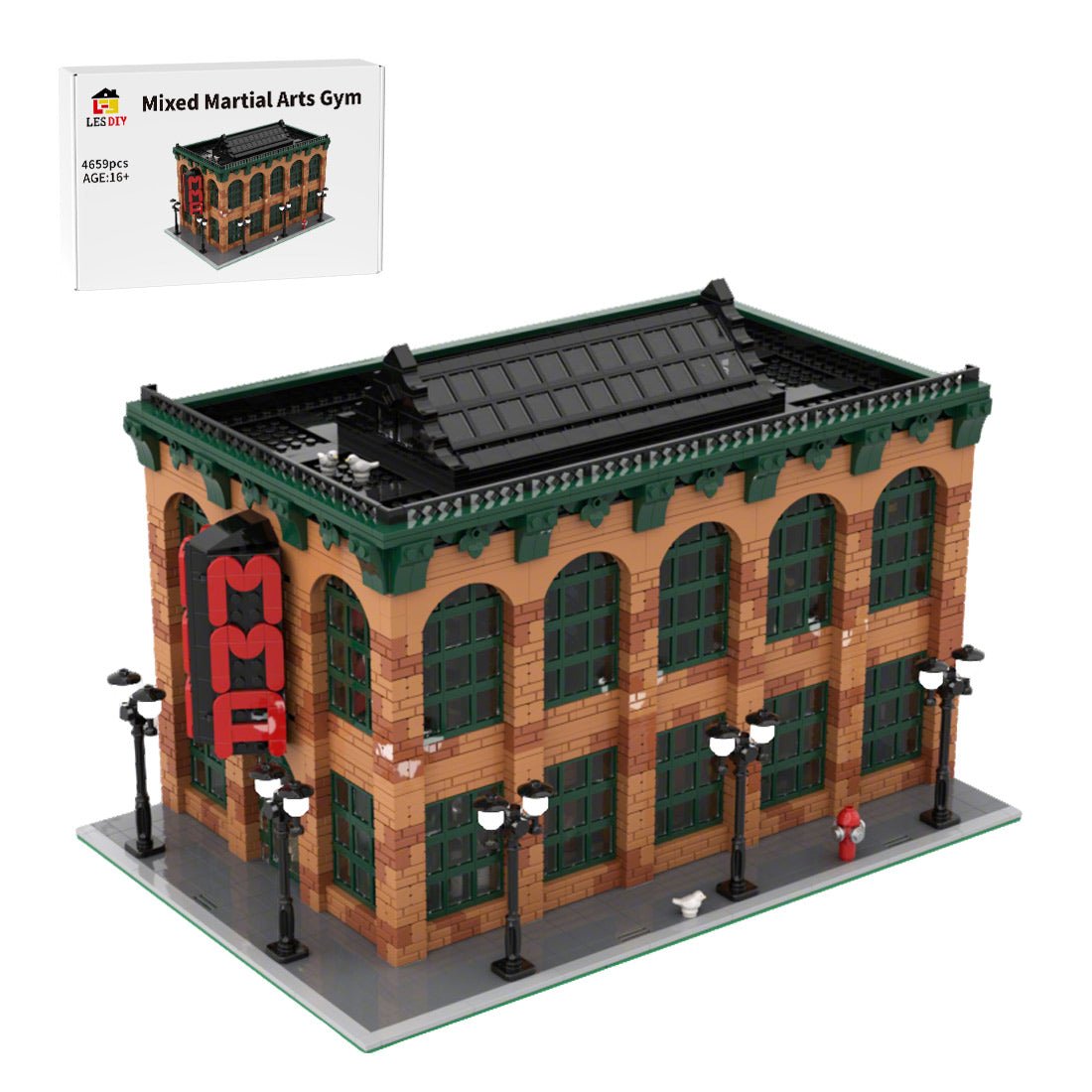 MOC - 203141 MMA Gym Klemmbausteine - LesDiy - Klemmbausteine