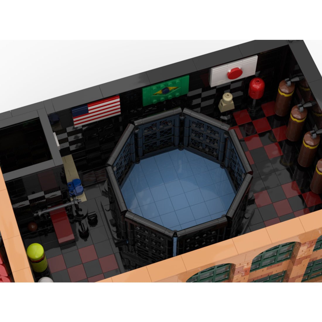 MOC - 203141 MMA Gym Klemmbausteine - LesDiy - Klemmbausteine