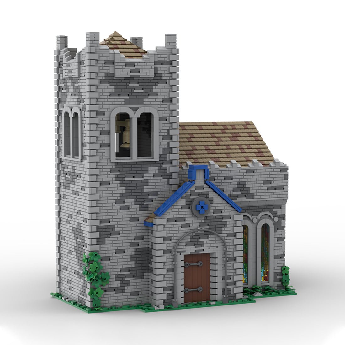 MOC - 203438 Age of Empires - Monastery (Western European) Klemmbausteine - LesDiy - Klemmbausteine