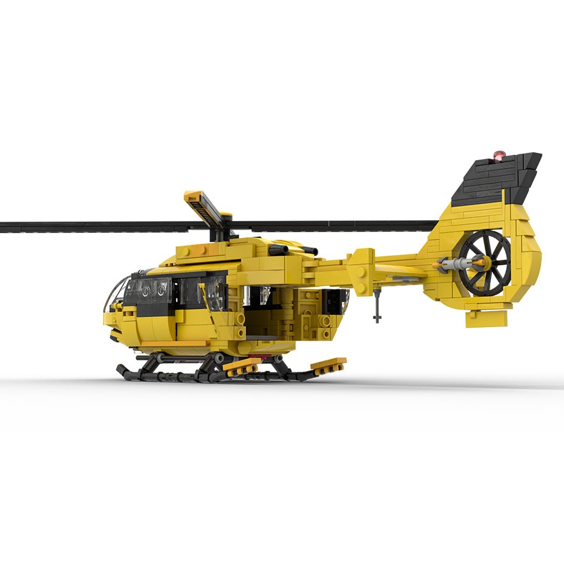 MOC - 203640 Airbus H145 ADAC Klemmbausteine - LesDiy - Klemmbausteine