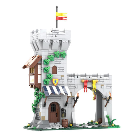 MOC - 204044 Lion Knight's Modular Town Gate Klemmbausteine - LesDiy - Klemmbausteine