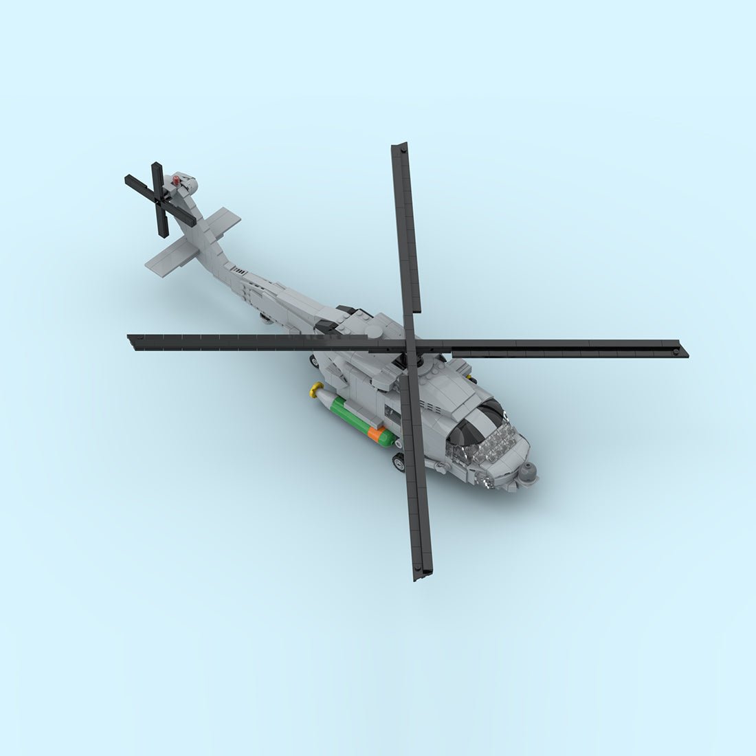 MOC - 204867 MH - 60R Seahawk Klemmbausteine - LesDiy - Klemmbausteine