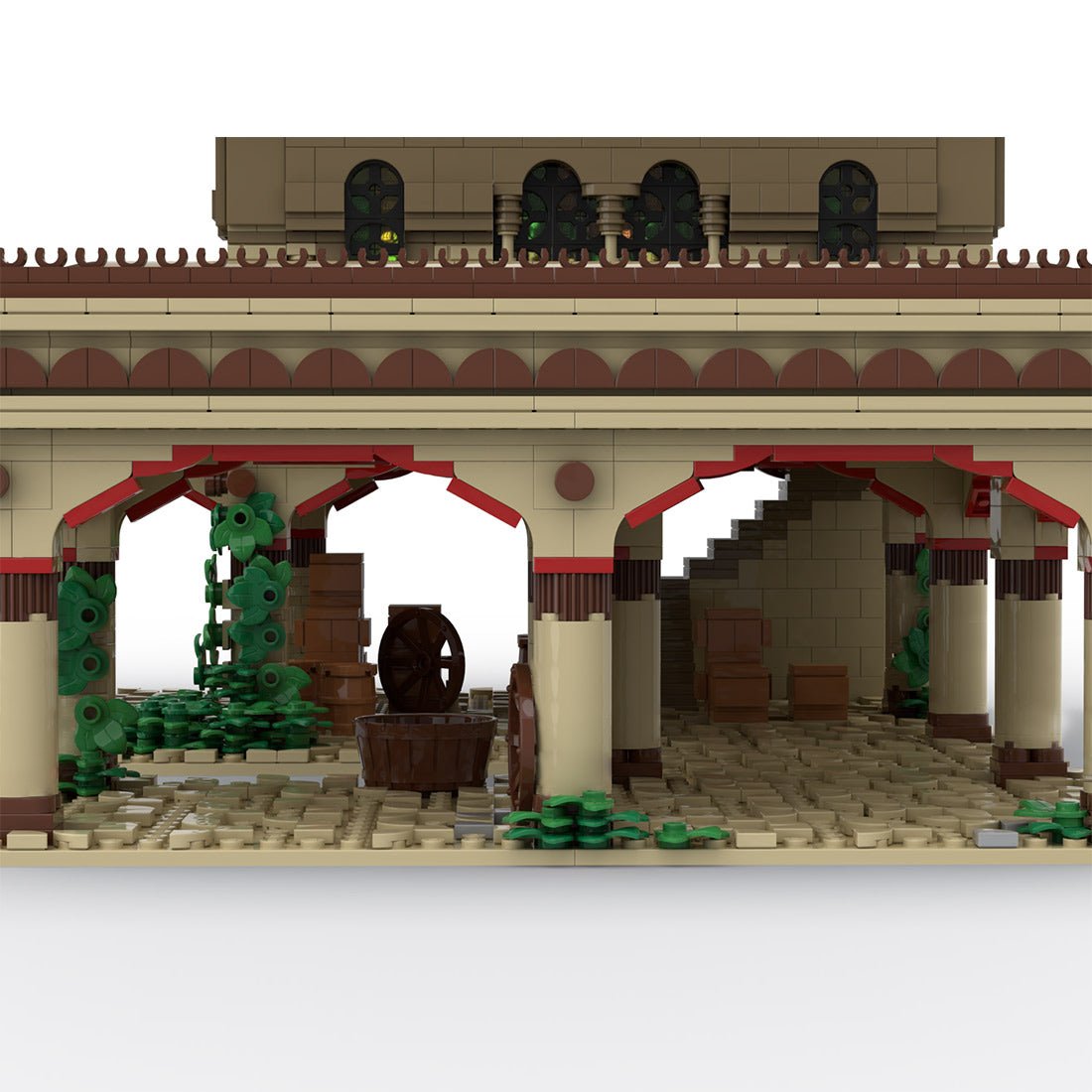 MOC - 206982 Age of Empires - Town Center (Middle Eastern) Klemmbausteine - LesDiy - Klemmbausteine