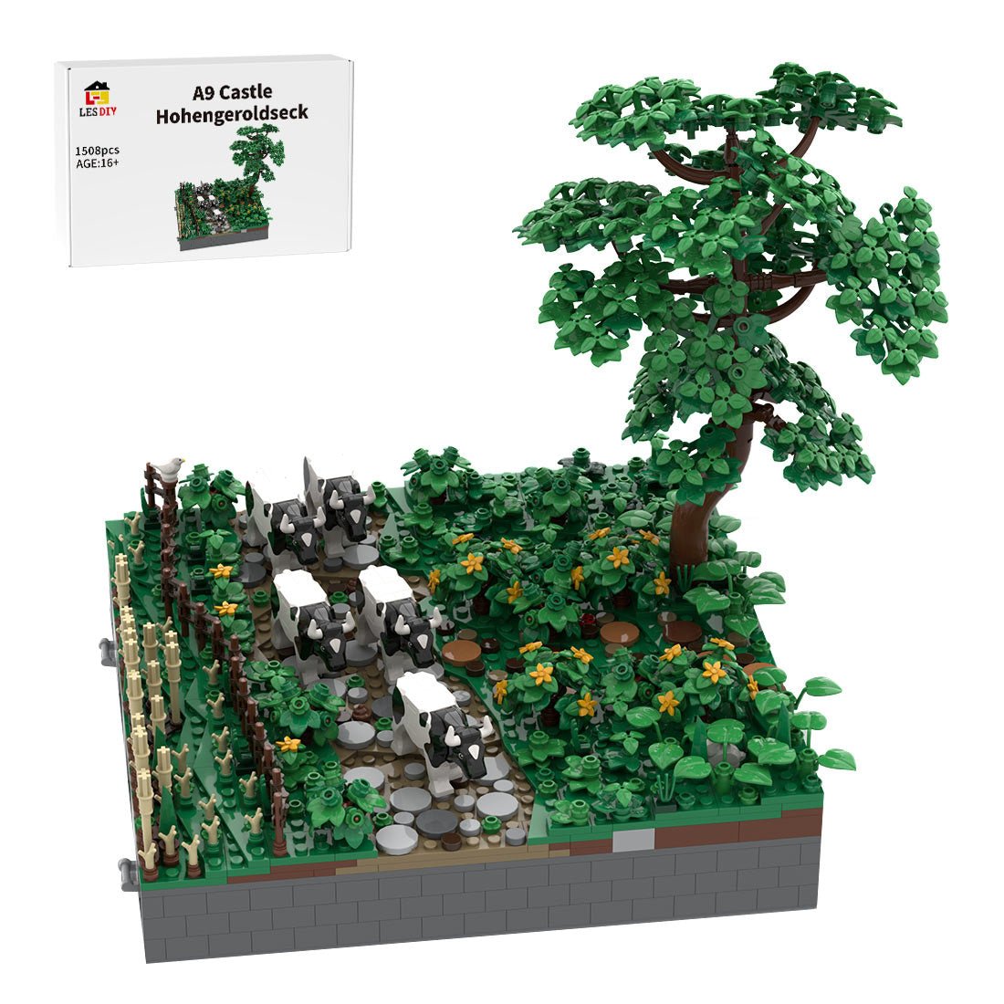 MOC - 208010 A11 Castle Hohengeroldseck Klemmbausteine - LesDiy - Klemmbausteine