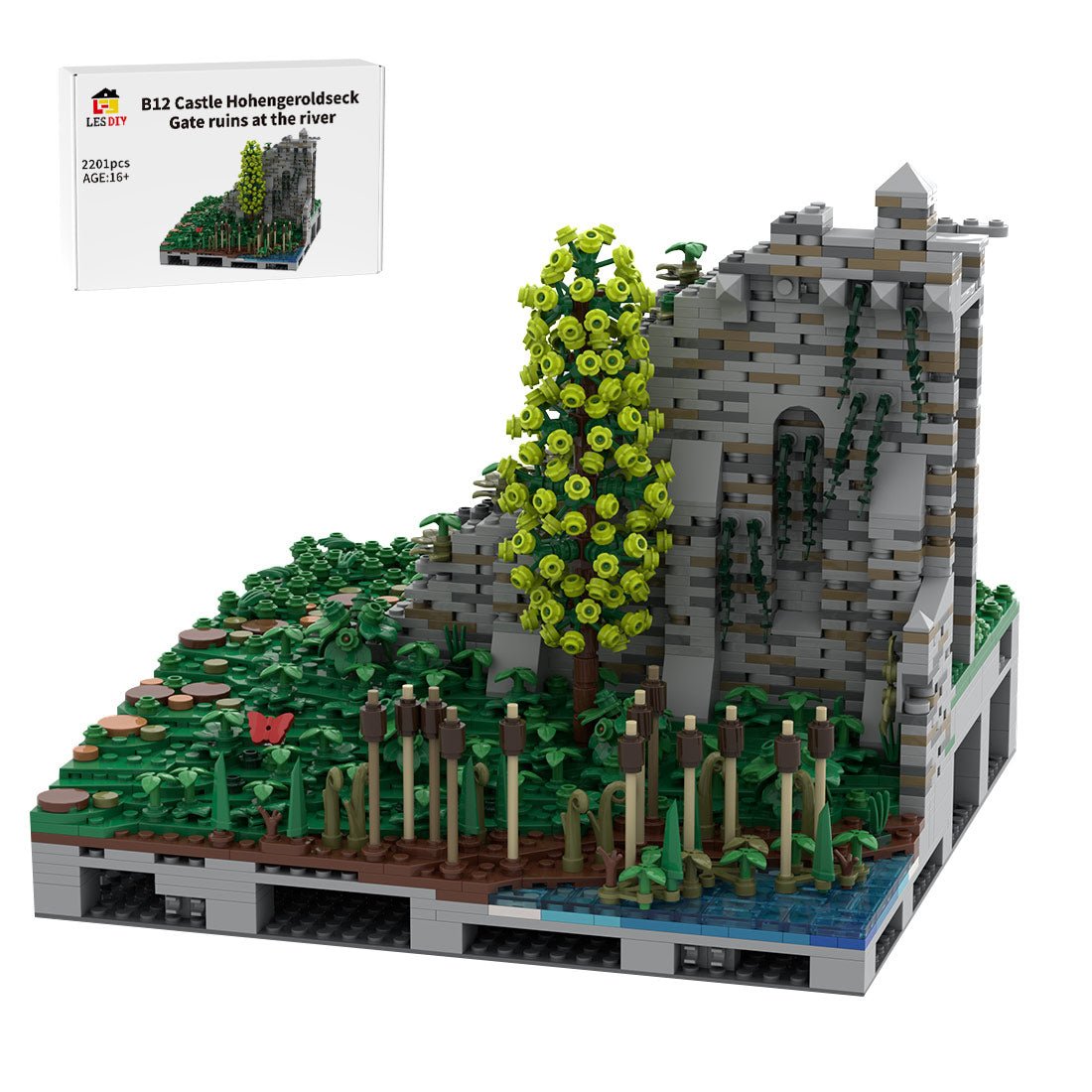 MOC - 208029 B12 Castle Hohengeroldseck Klemmbausteine - LesDiy - Klemmbausteine