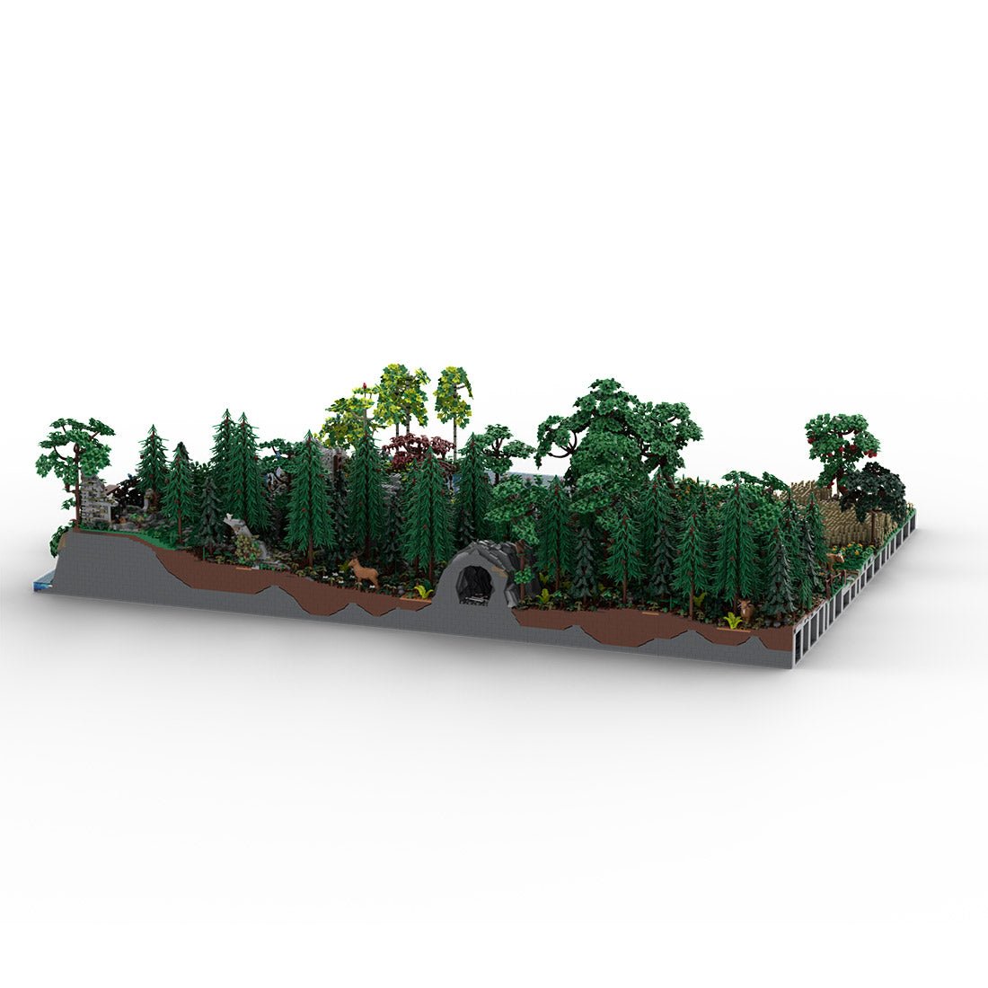 MOC - 208147 Landscape Expansion 1 Klemmbausteine - MOC - 207737 Castle Hohengeroldseck - LesDiy - Klemmbausteine