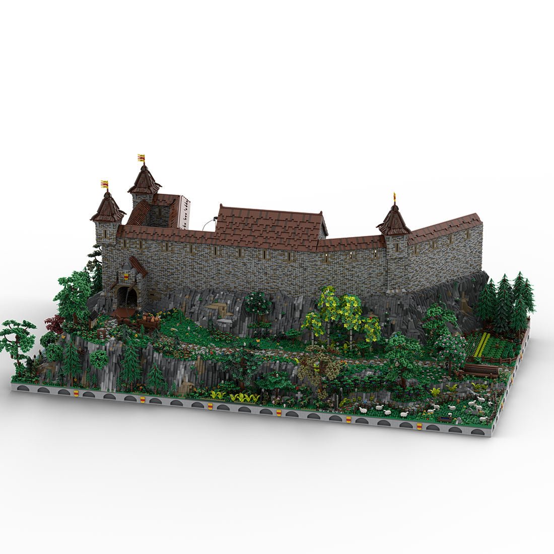 MOC - 208159 Castle Part 1 Klemmbausteine - Castle Hohengeroldseck - LesDiy - Klemmbausteine