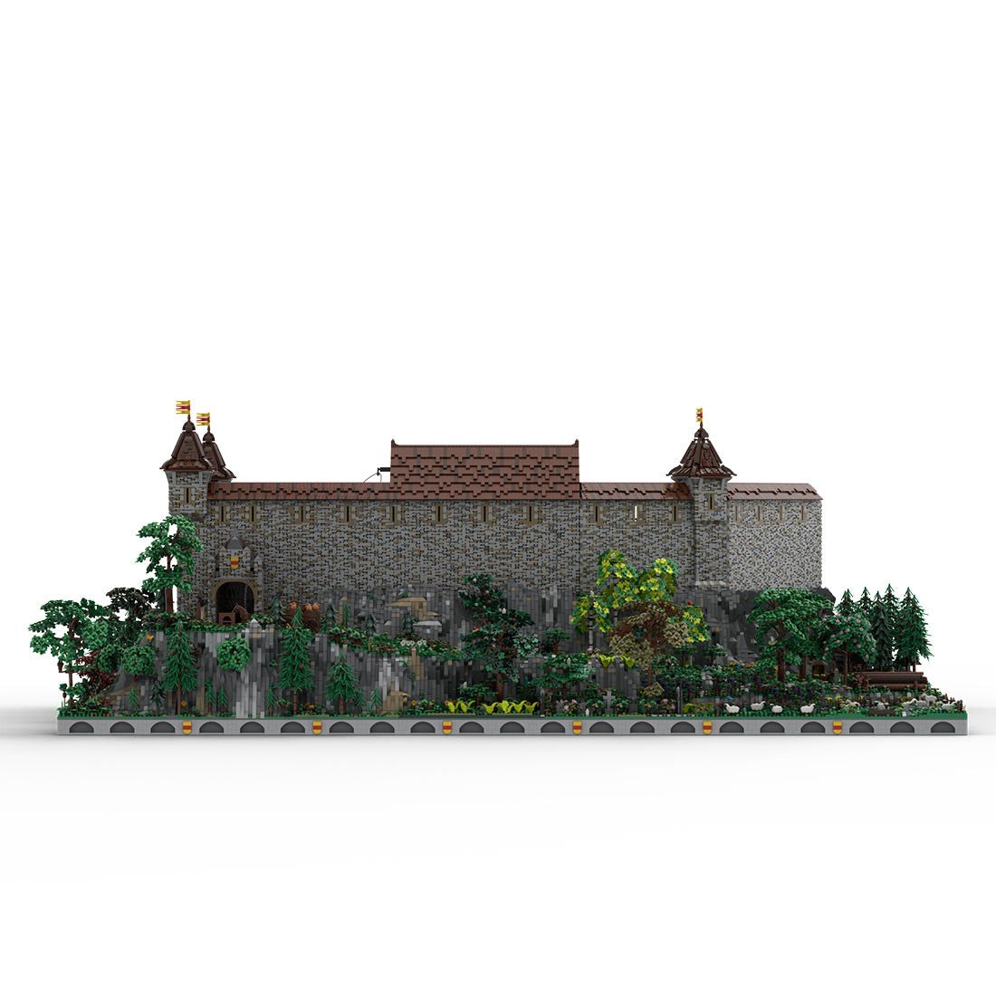 MOC - 208159 Castle Part 1 Klemmbausteine - Castle Hohengeroldseck - LesDiy - Klemmbausteine