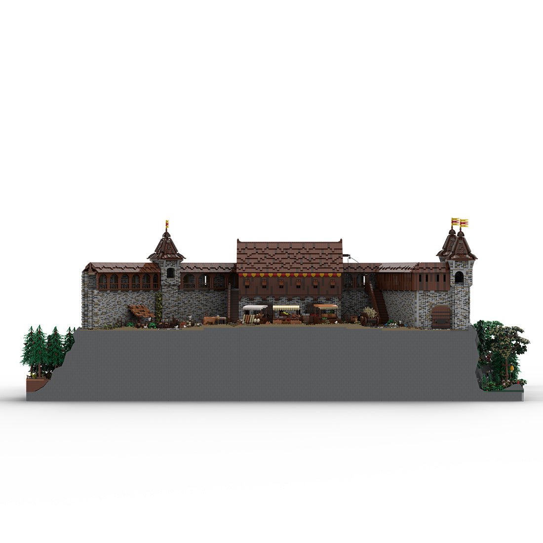 MOC - 208159 Castle Part 1 Klemmbausteine - Castle Hohengeroldseck - LesDiy - Klemmbausteine