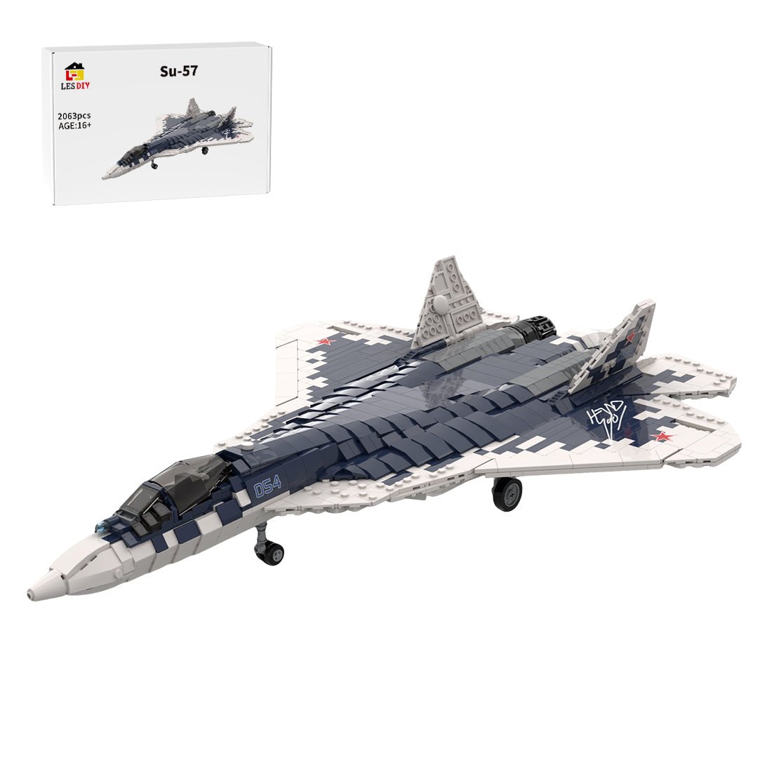 MOC - 208186 1:35 Scale Su - 57 Felon Klemmbausteine - LesDiy - Klemmbausteine