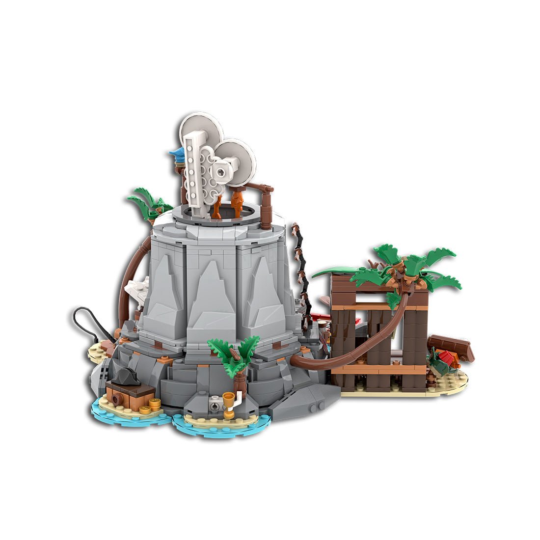 MOC - 208347 Smoldering Bay Klemmbausteine - LesDiy - Klemmbausteine