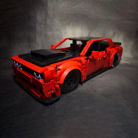 MOC - 208659 1/8 Scale Dodge SRT Demon RC Klemmbausteine - LesDiy - Klemmbausteine